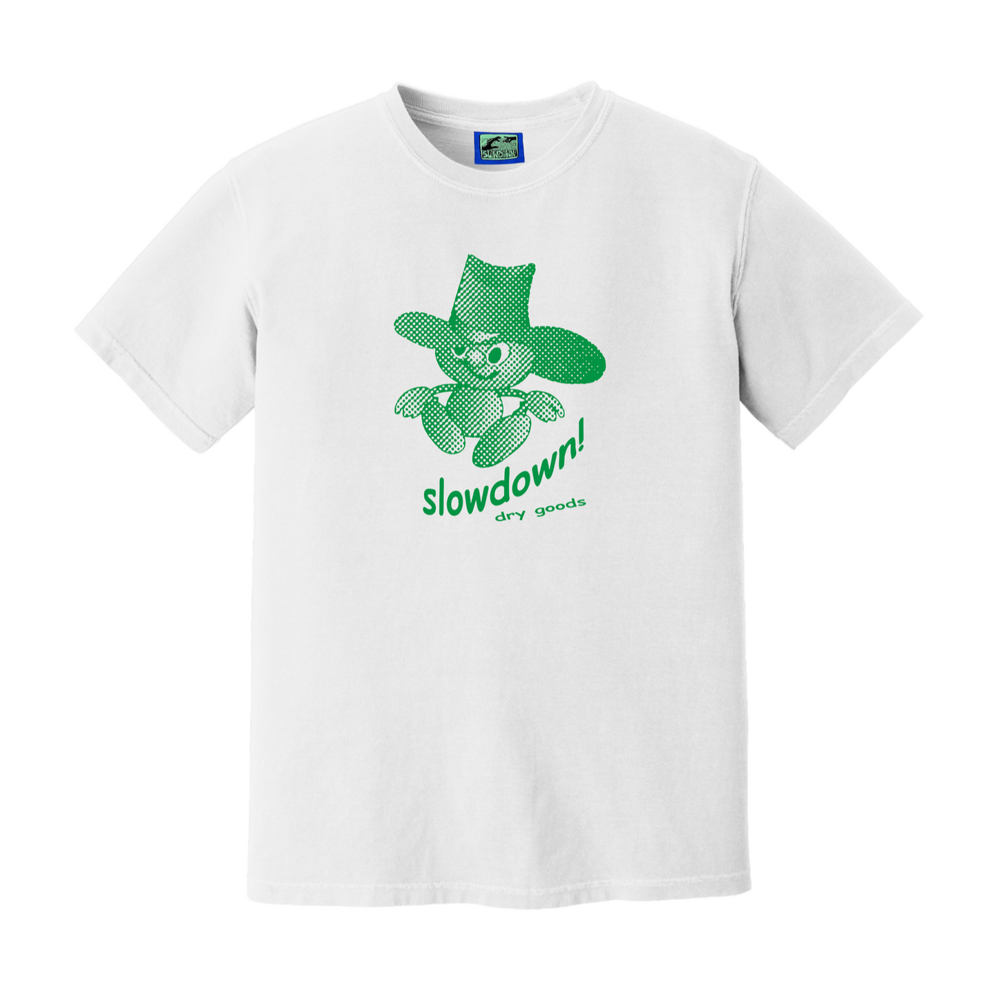White Giddy Up Slowdown Shirt