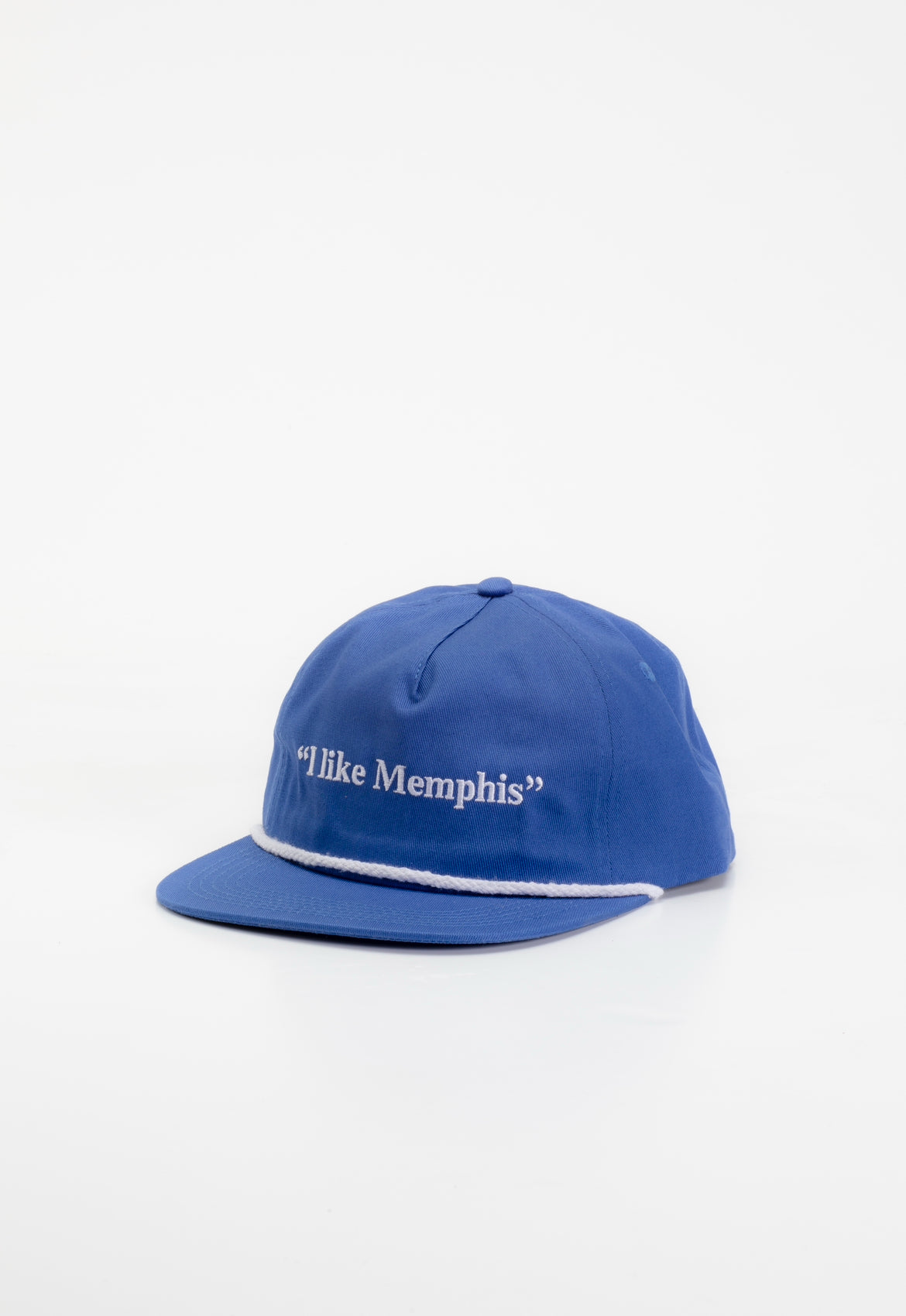 “I like Memphis” Blue Hat w/ Cord