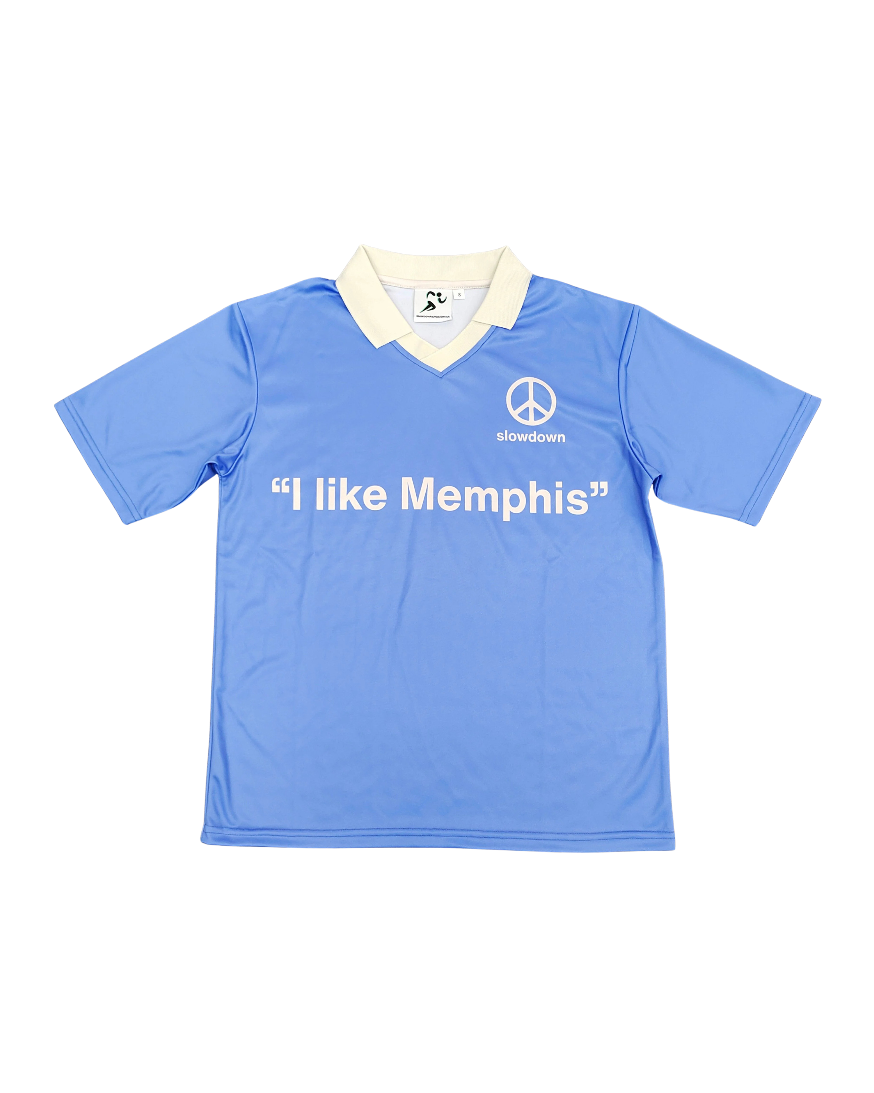 Slowdown Basic Memphis Jersey - Light Blue