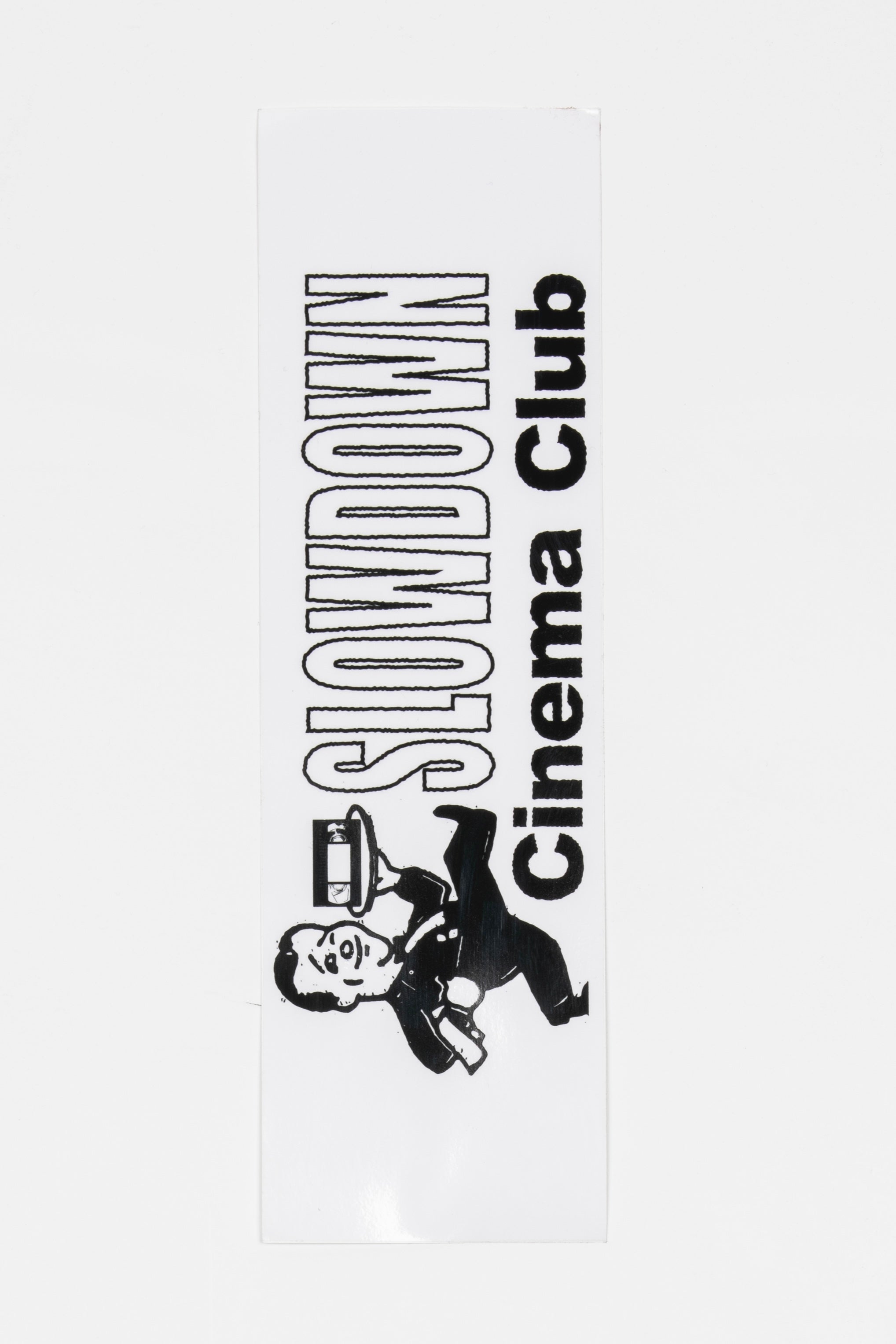 Slowdown Cinema Club Bumper Sticker 3x10