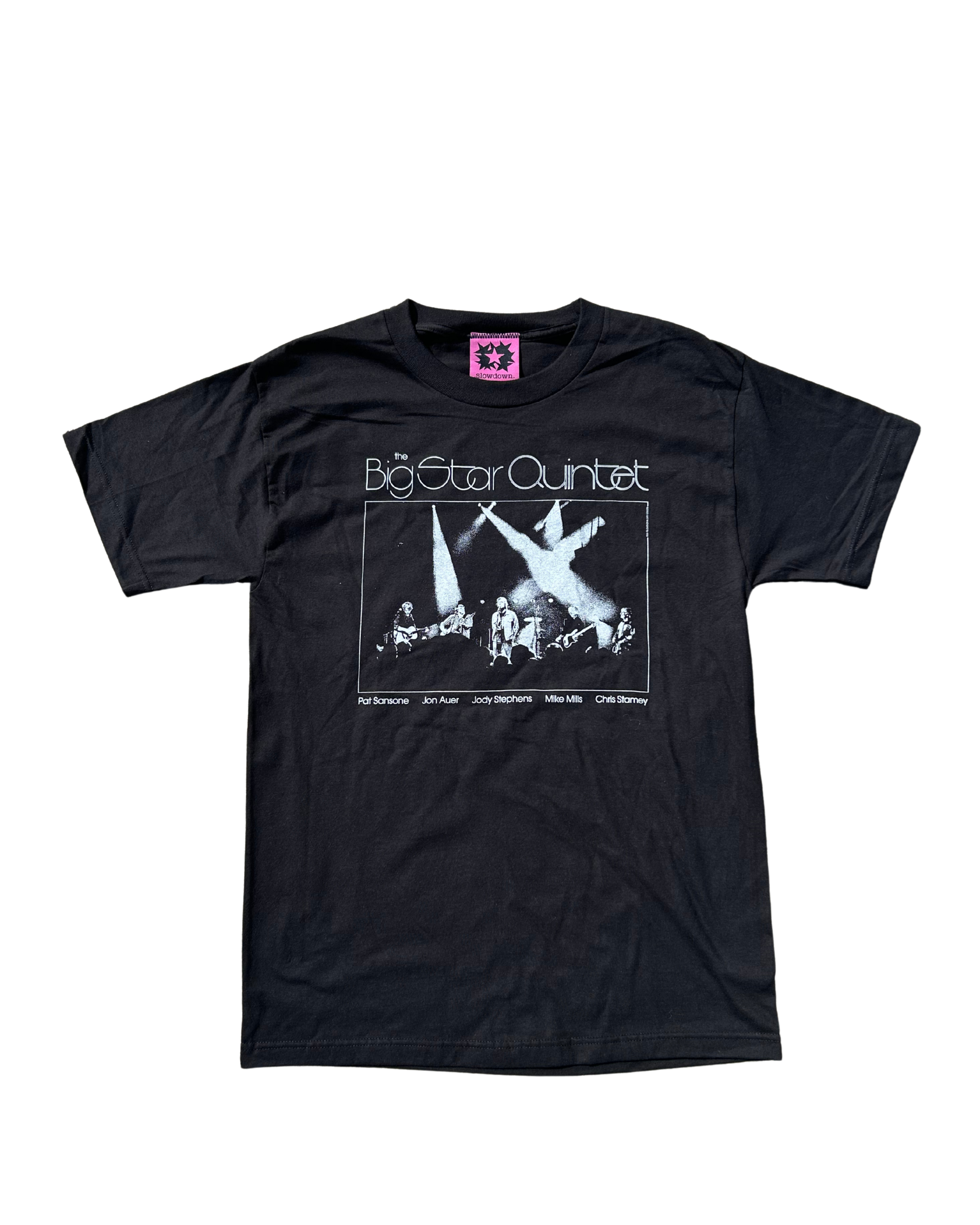 The Big Star Quintet x Slowdown Dry Goods Black Shirt