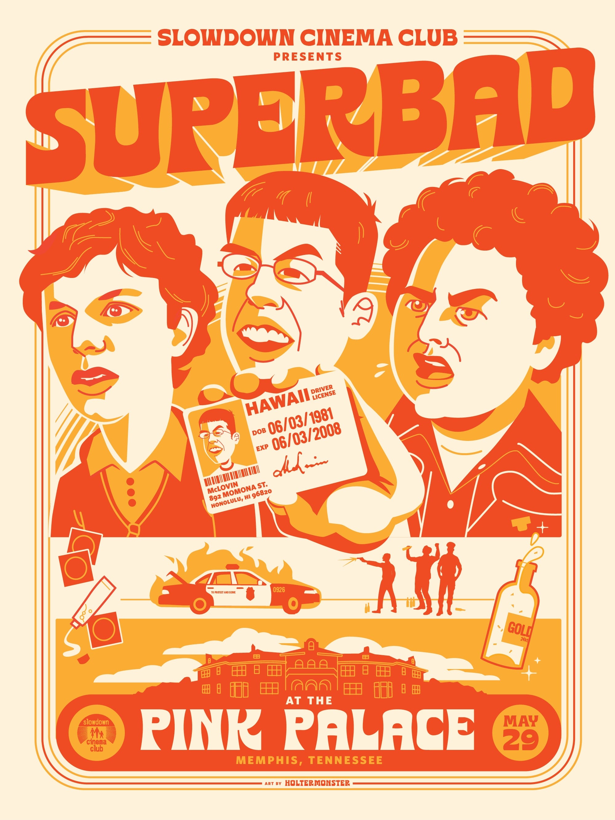 Slowdown Cinema Club Poster: Superbad