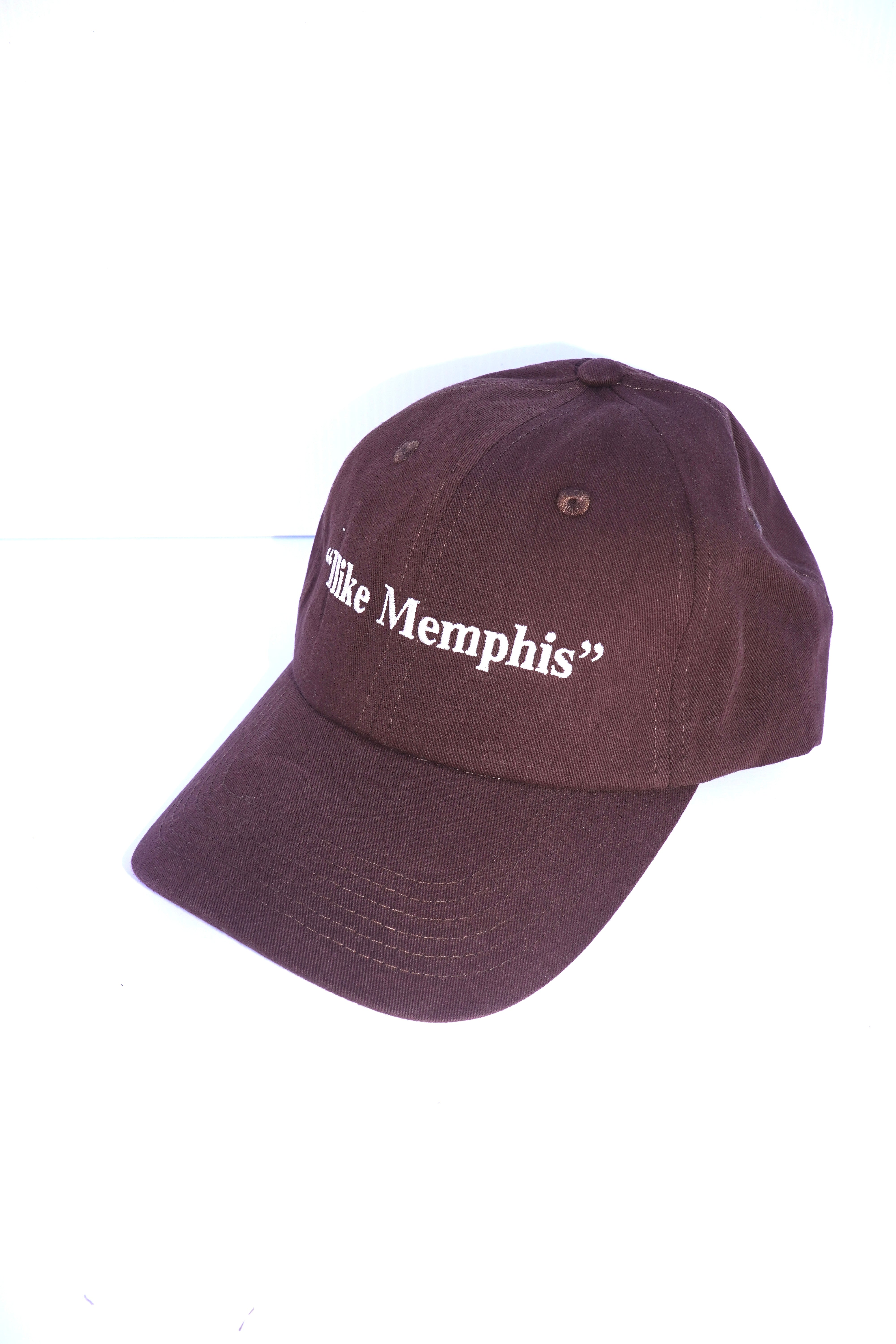 “I like Memphis” Canvas Brown Hat