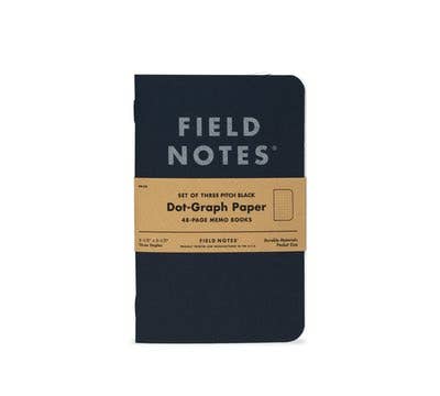 Pitch Black Memo Book- 3 Pack