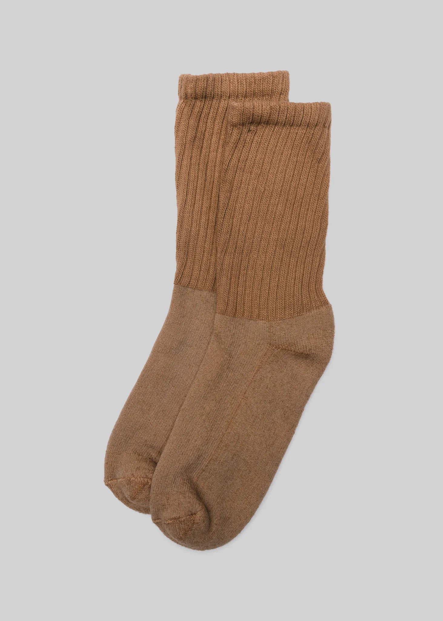 American Trench Retro Solid Crew Sock - Coyote