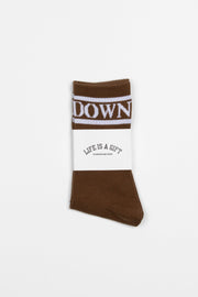 Brown Life is a Gift Socks