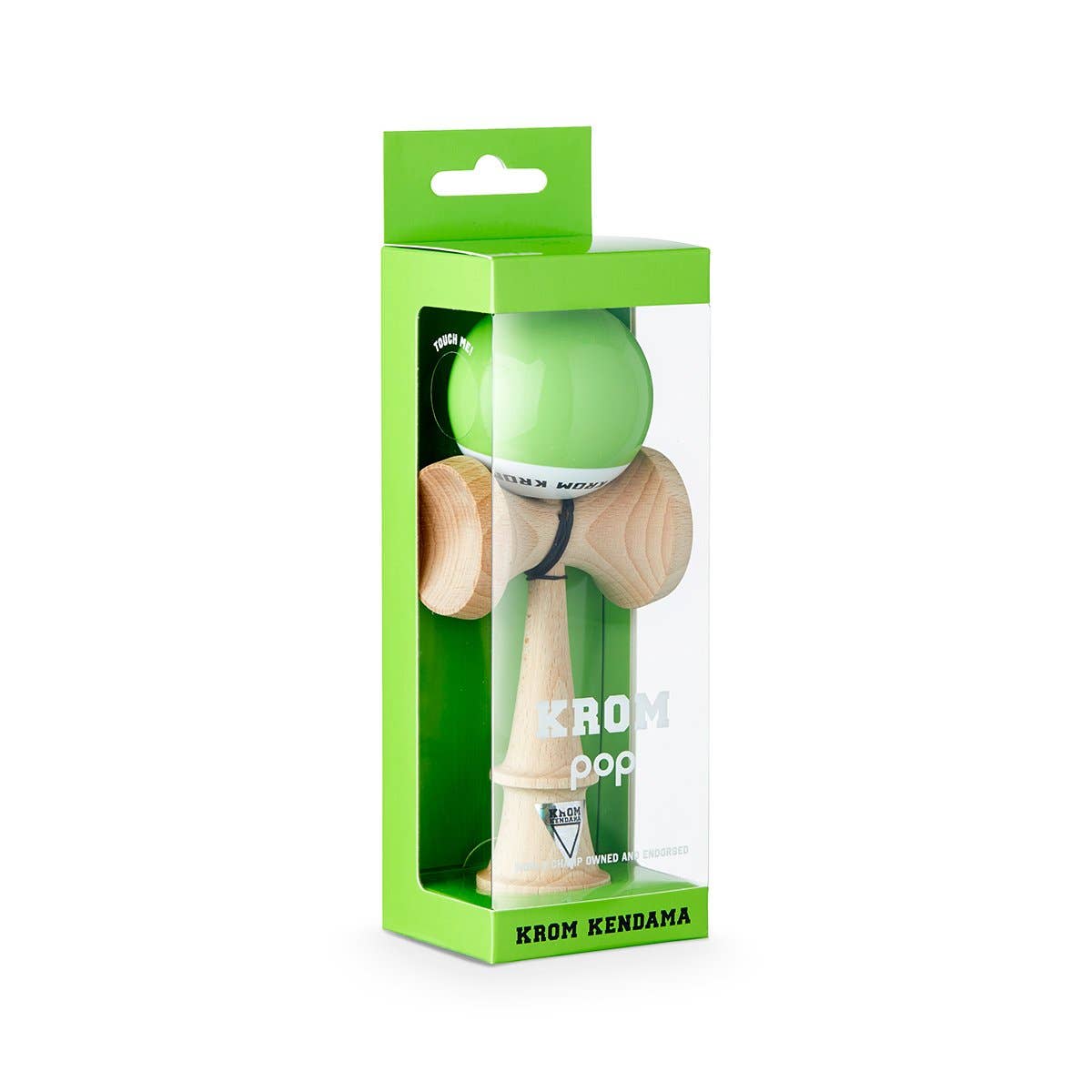 KROM · POP LOL LIME GREEN · KENDAMA