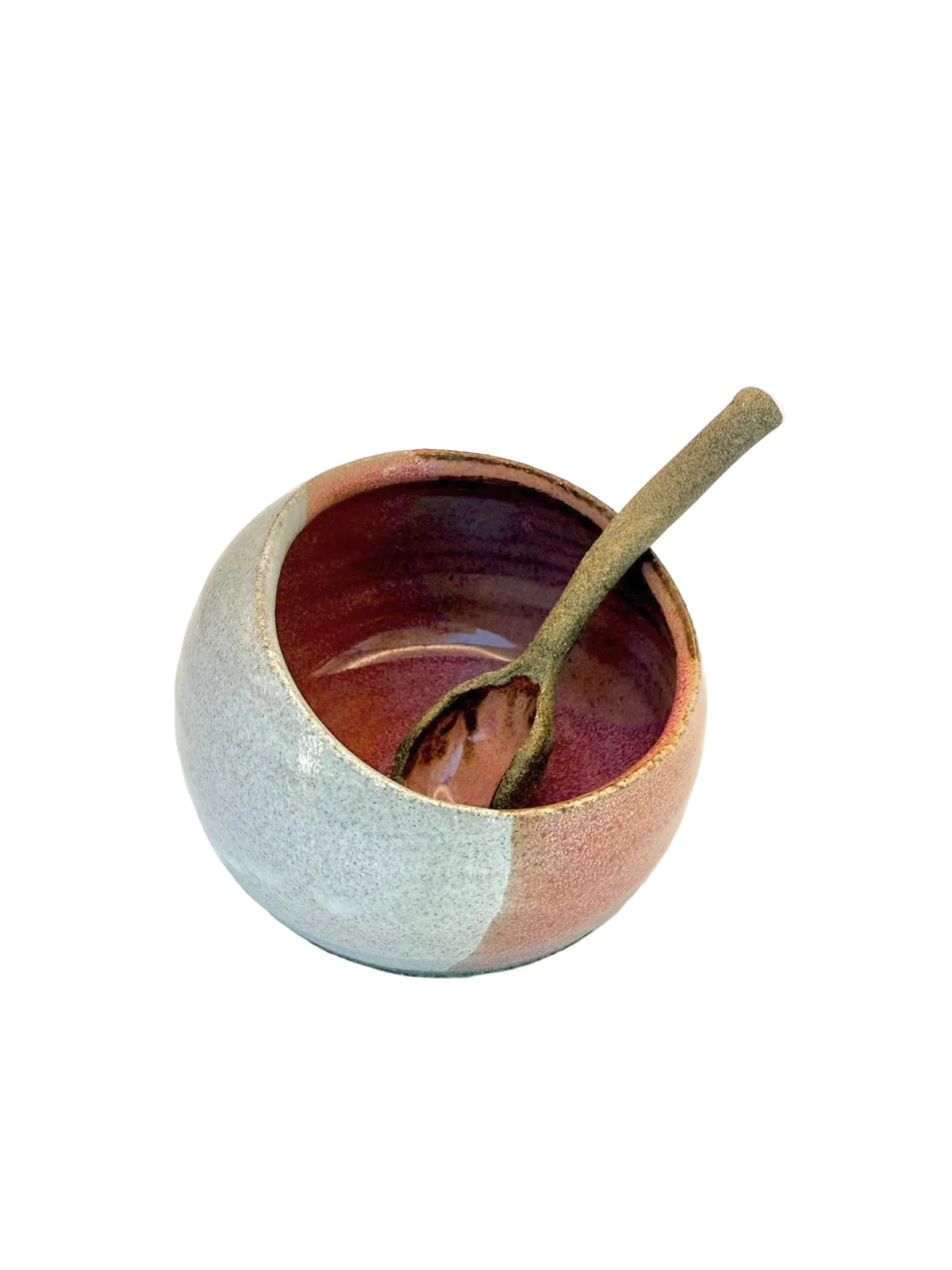 KB Pottery Salt Cellar and Spoon