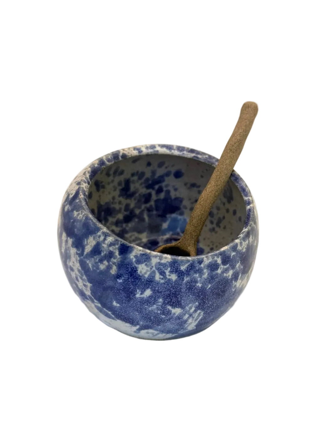 KB Pottery Salt Cellar and Spoon