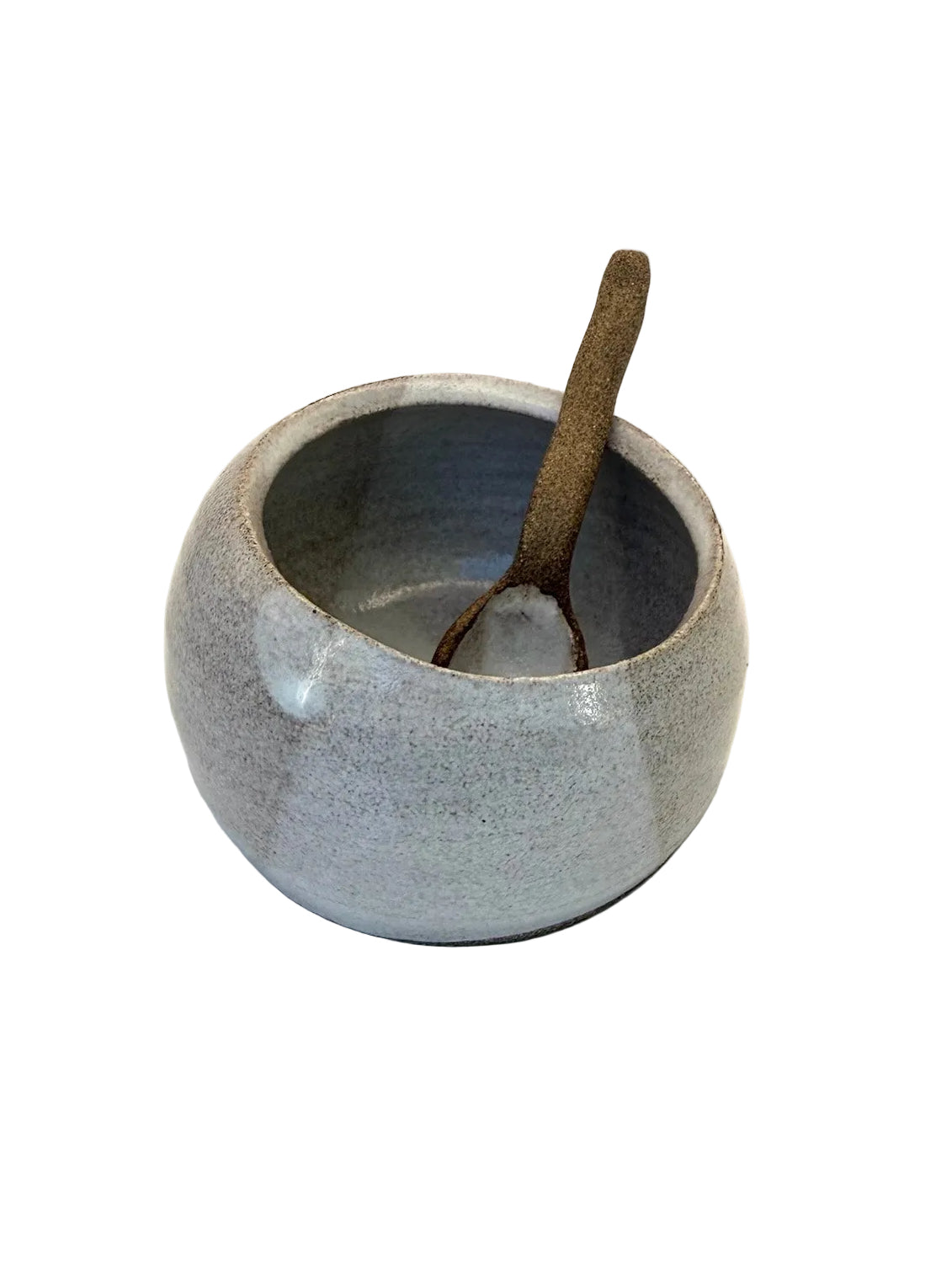 KB Pottery Salt Cellar and Spoon