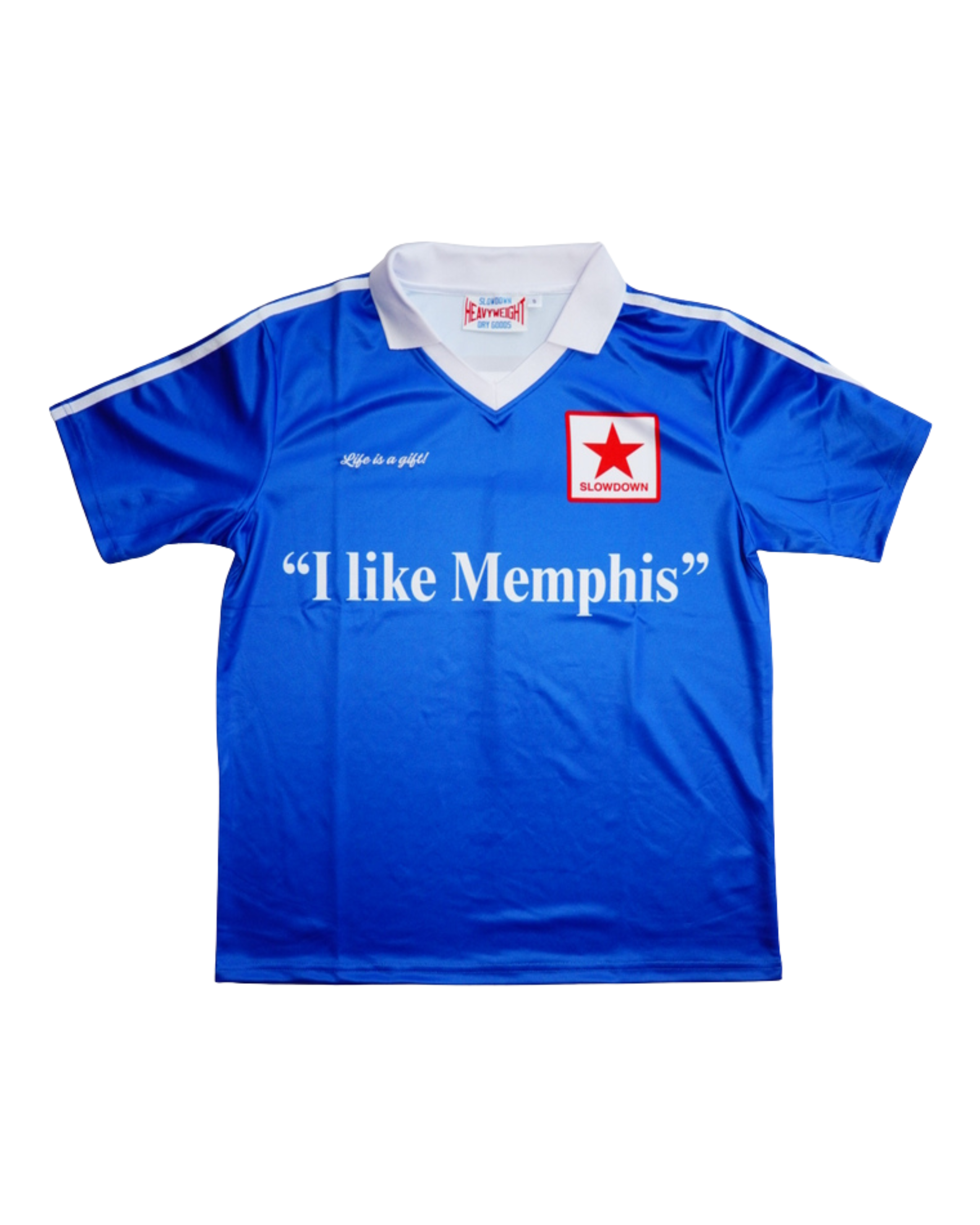 Slowdown Symbol Soccer Jersey, Royal Blue Color Way