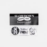 Slowdown Cinema Club Button Pack