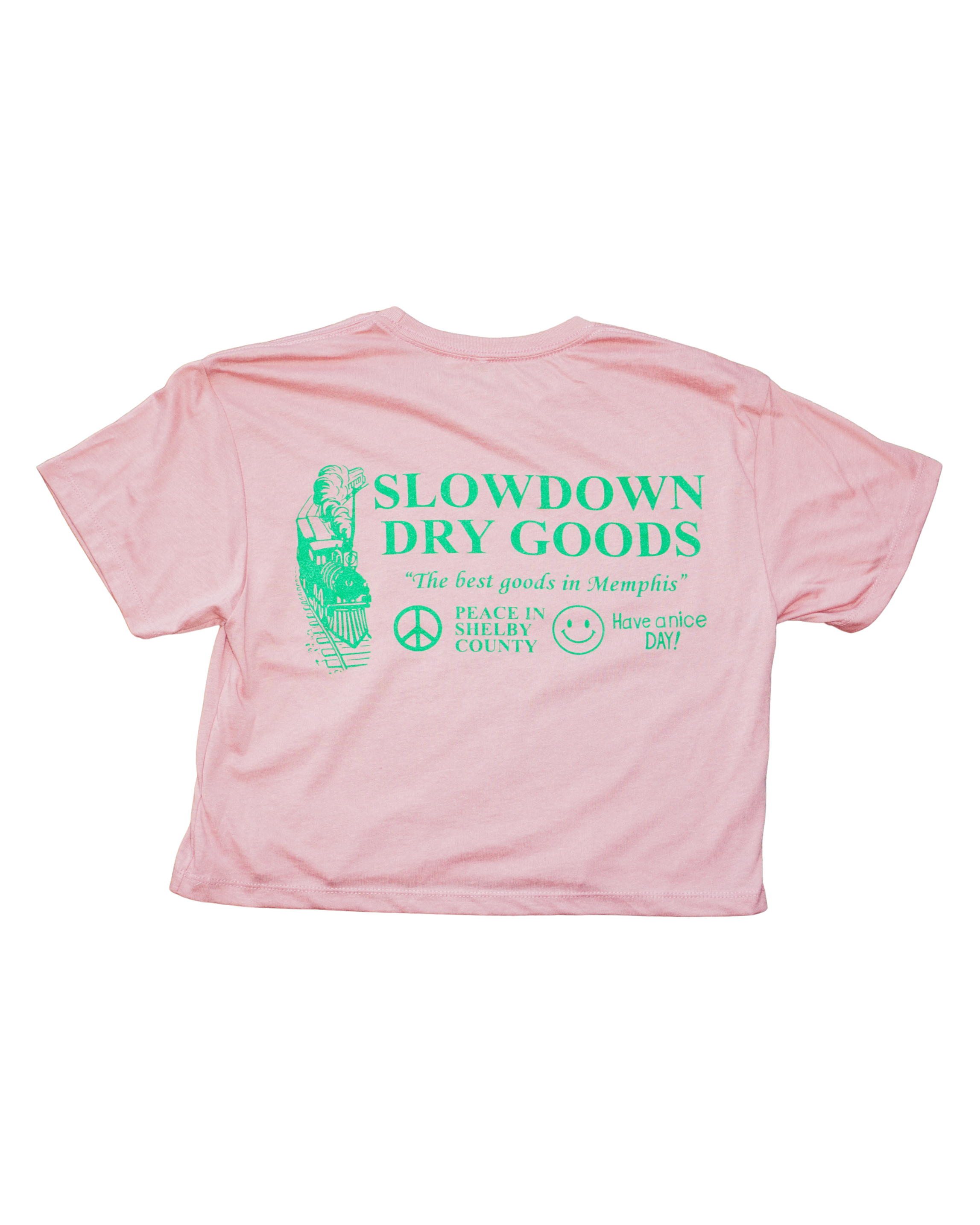 Eat Racists Mauve Crop Top