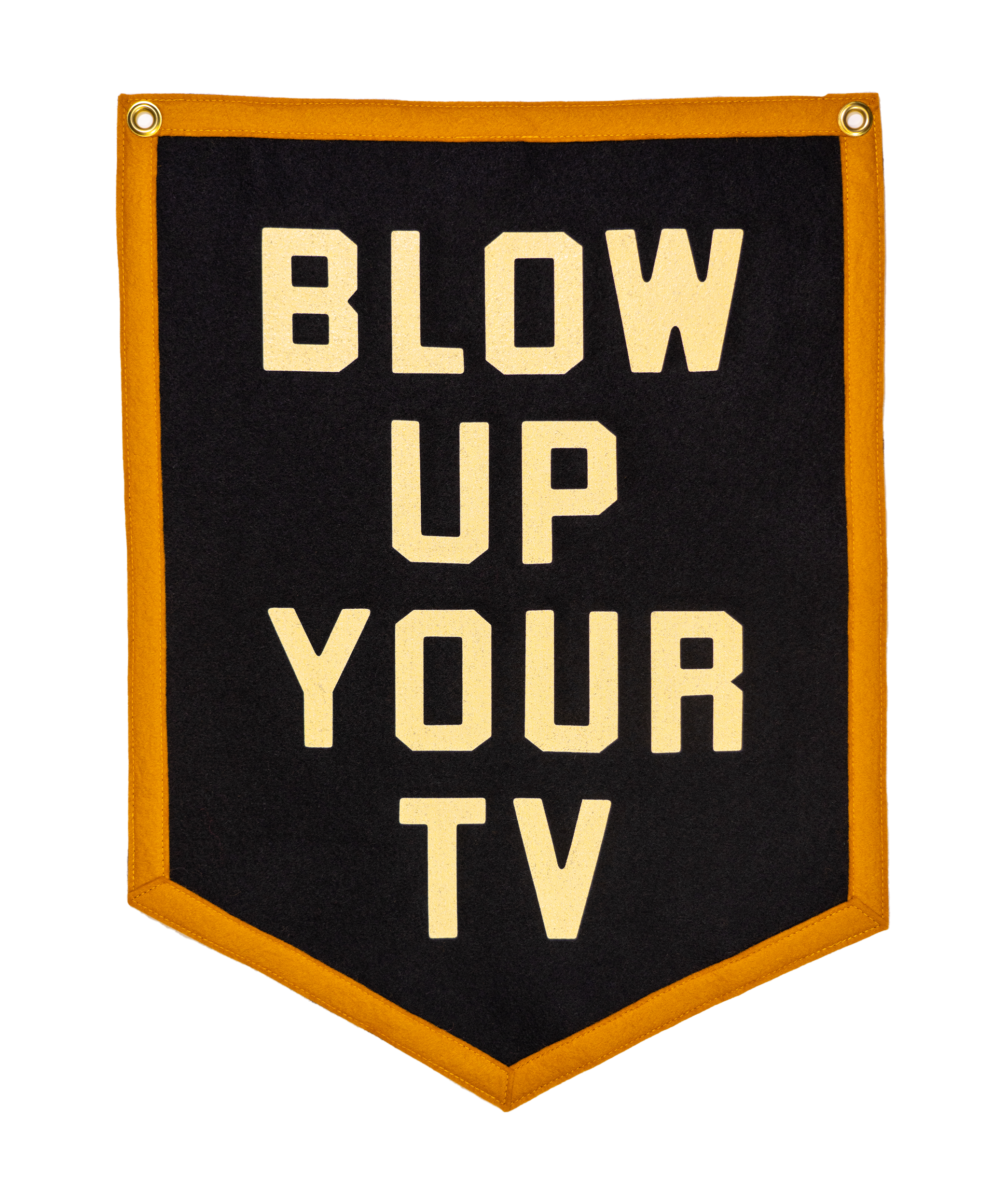 Blow Up Your TV Camp Flag • John Prine x Oxford Pennant
