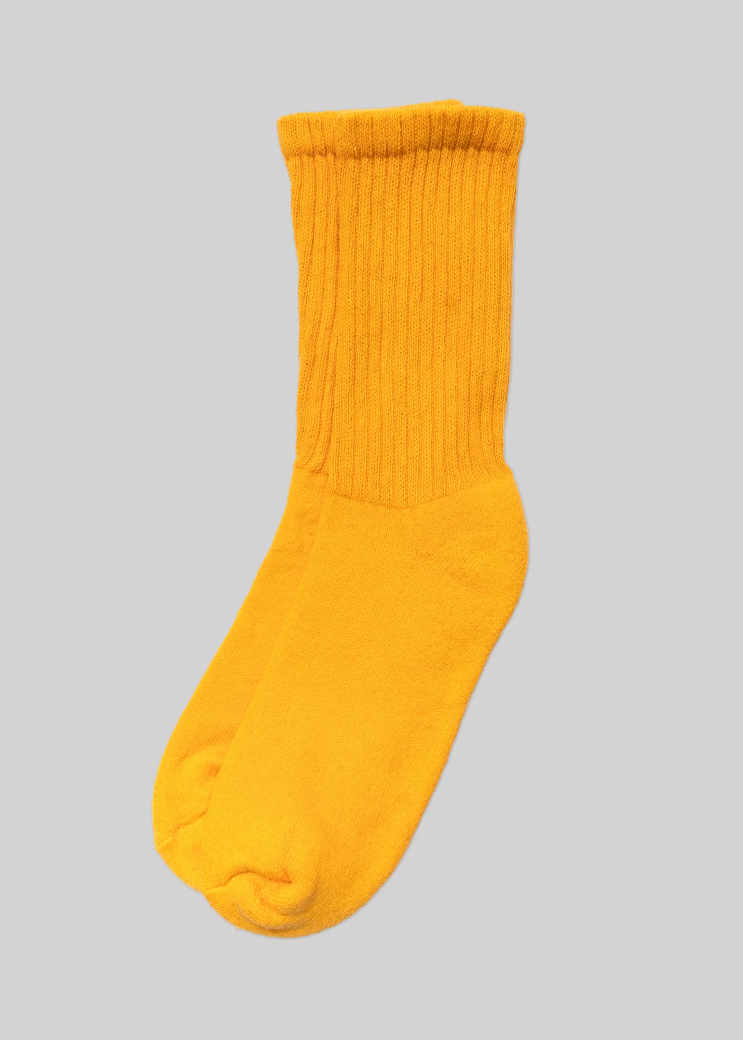 American Trench Retro Solid Crew Sock - Gold