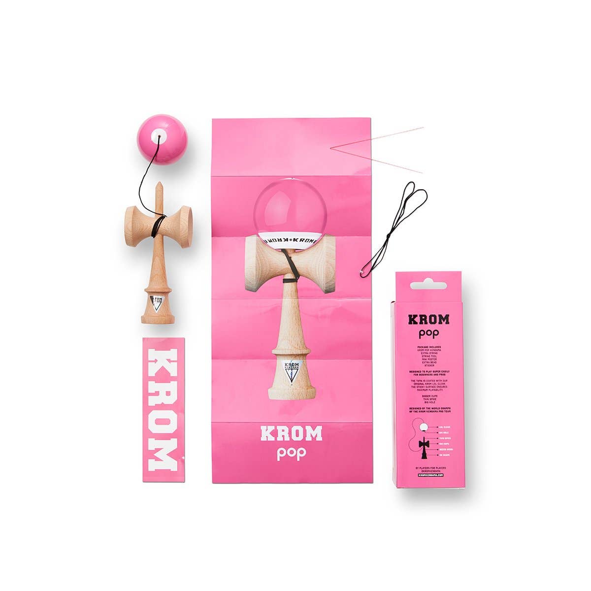 KROM · POP LOL PINK · KENDAMA