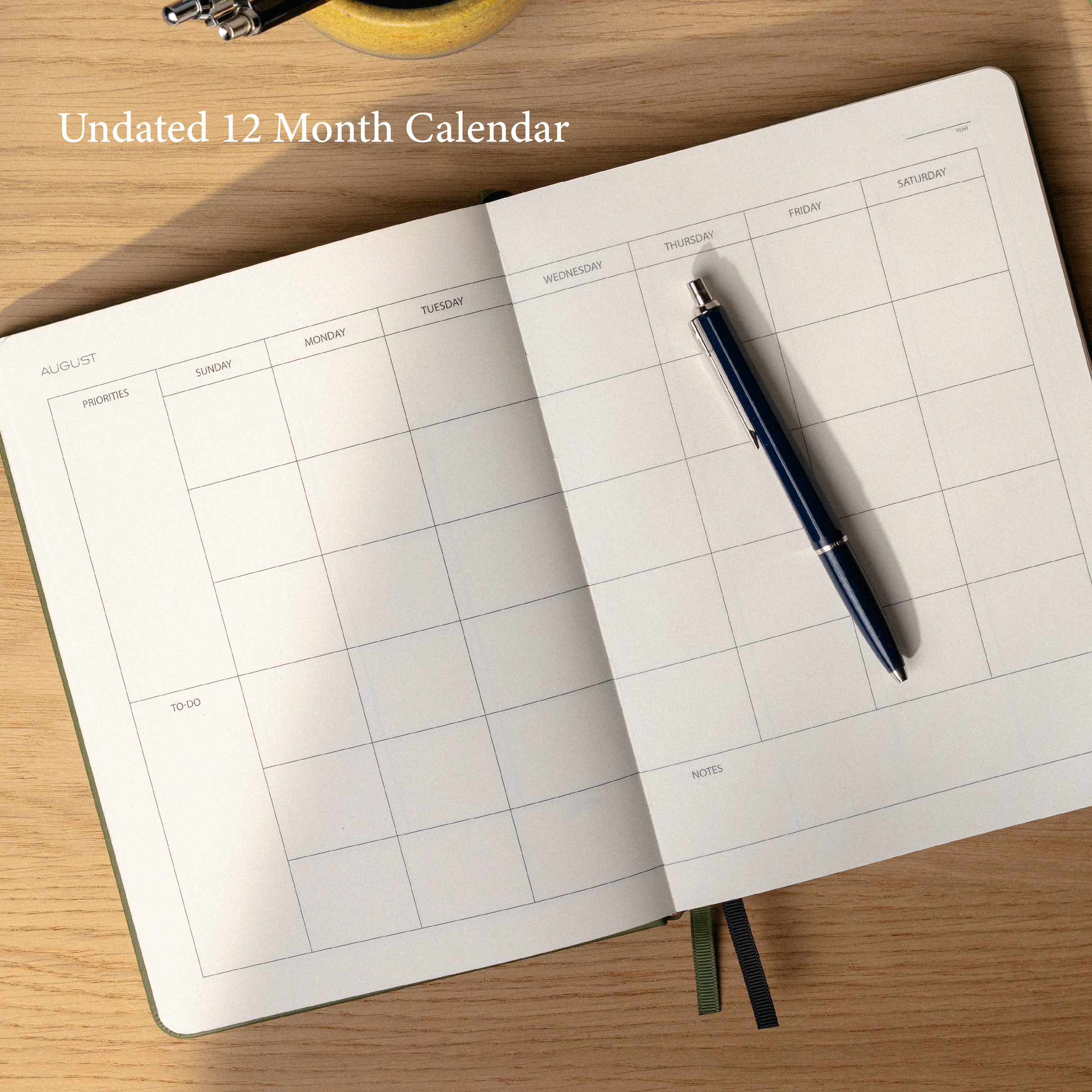 Yearly Workflow Planner (2026)