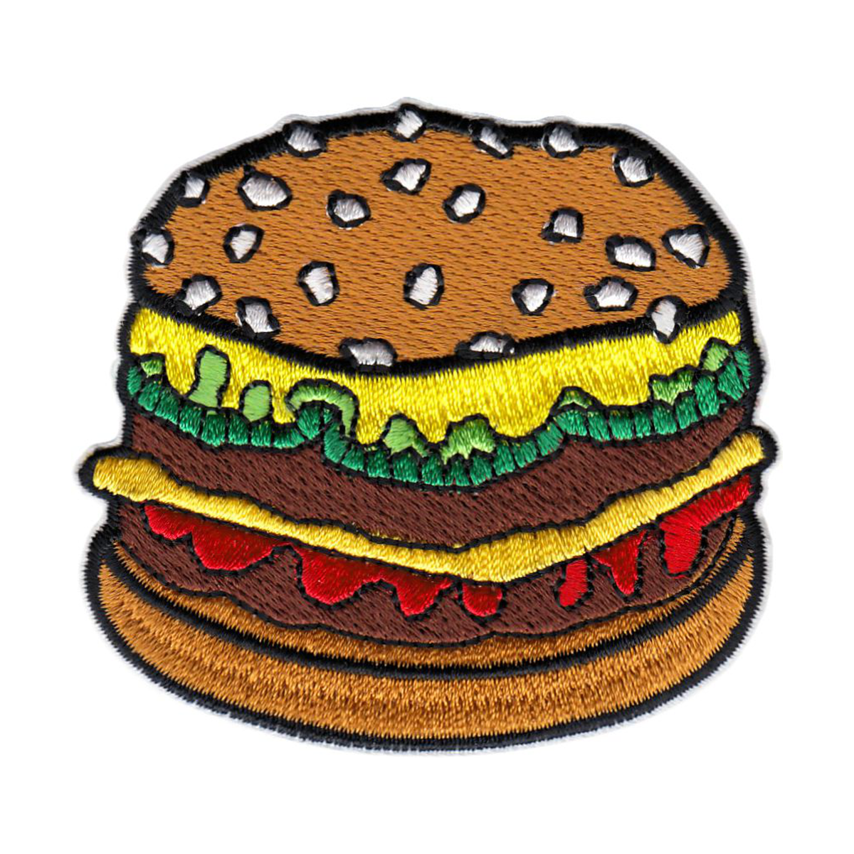 Patch - Cheeseburger - Hamburger with Toppings - 2.75"