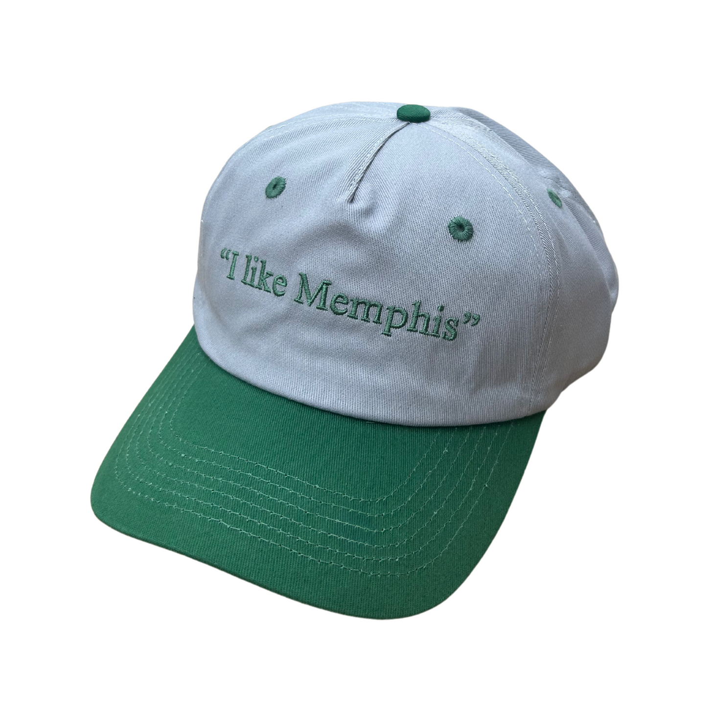 Green and Grey “I like Memphis” Hat