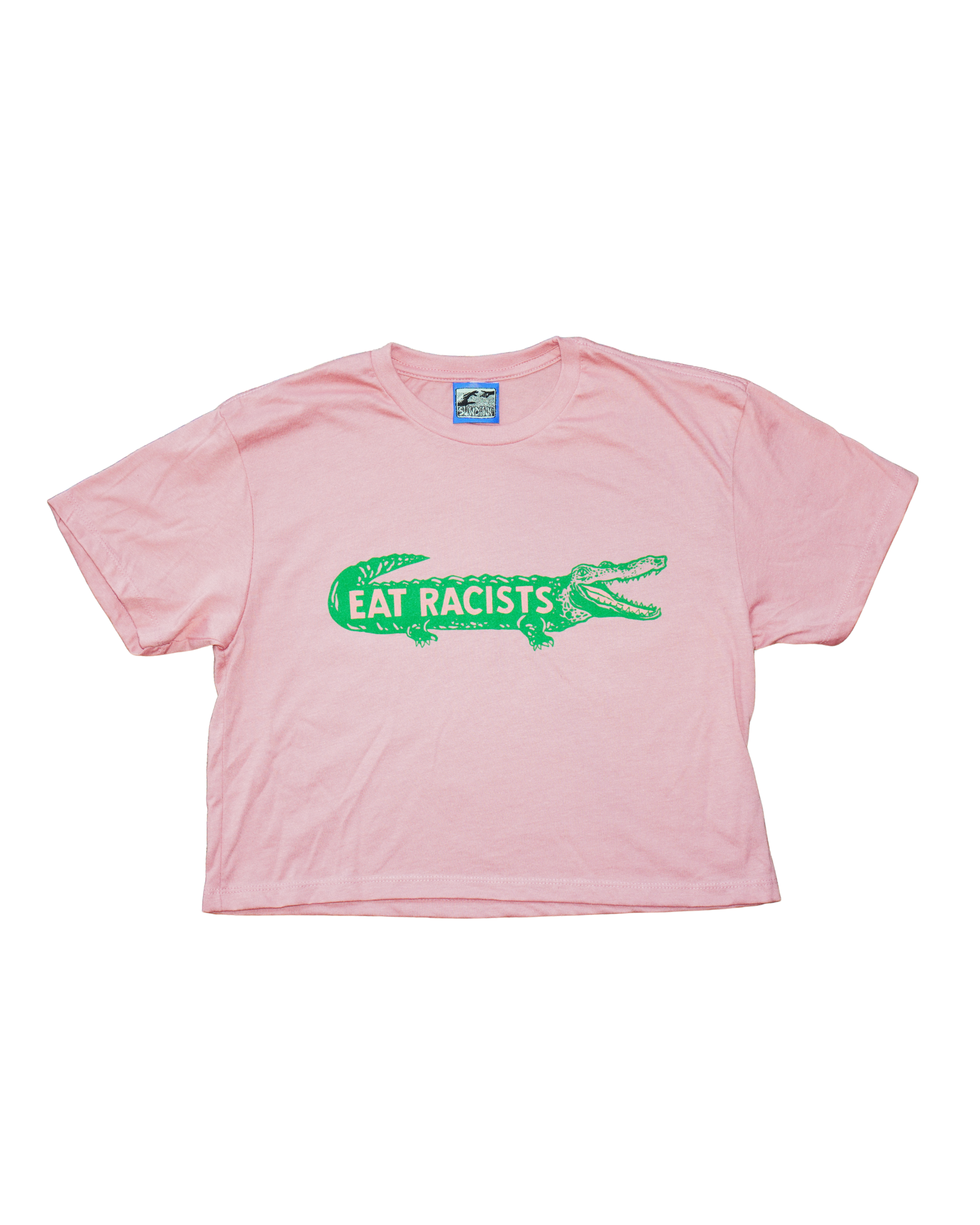 Eat Racists Mauve Crop Top