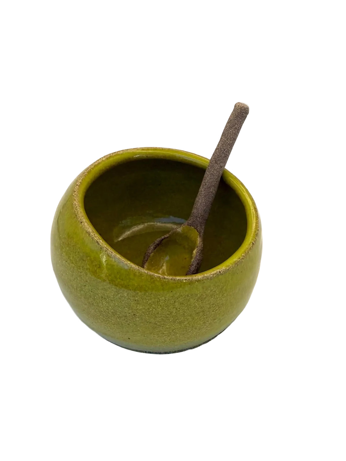 KB Pottery Salt Cellar and Spoon