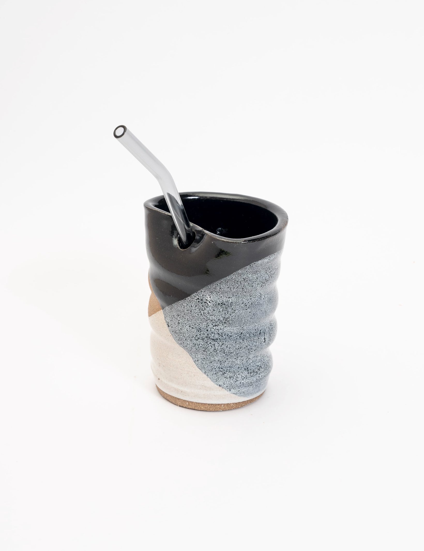 KB Pottery Straw Cup