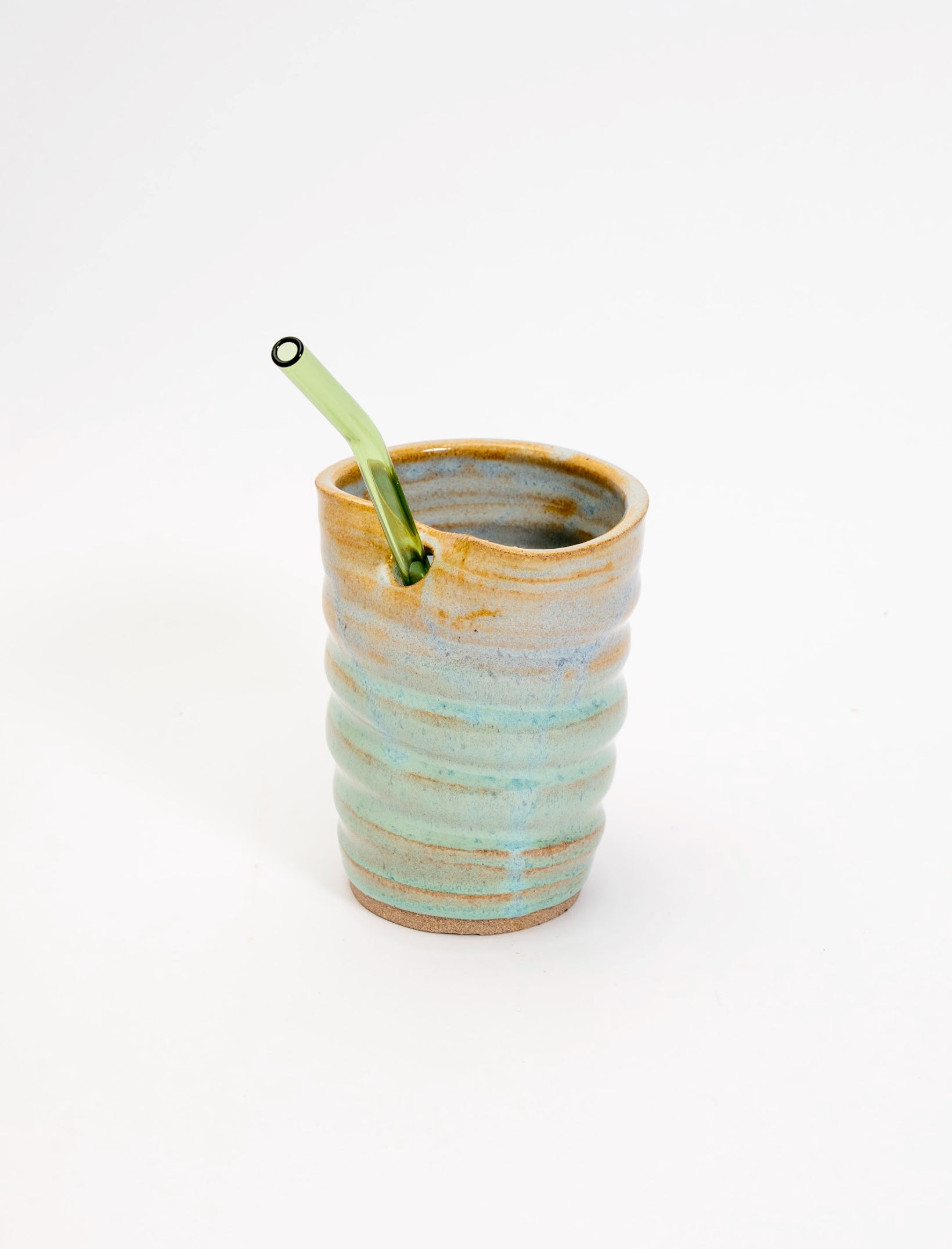 KB Pottery Straw Cup