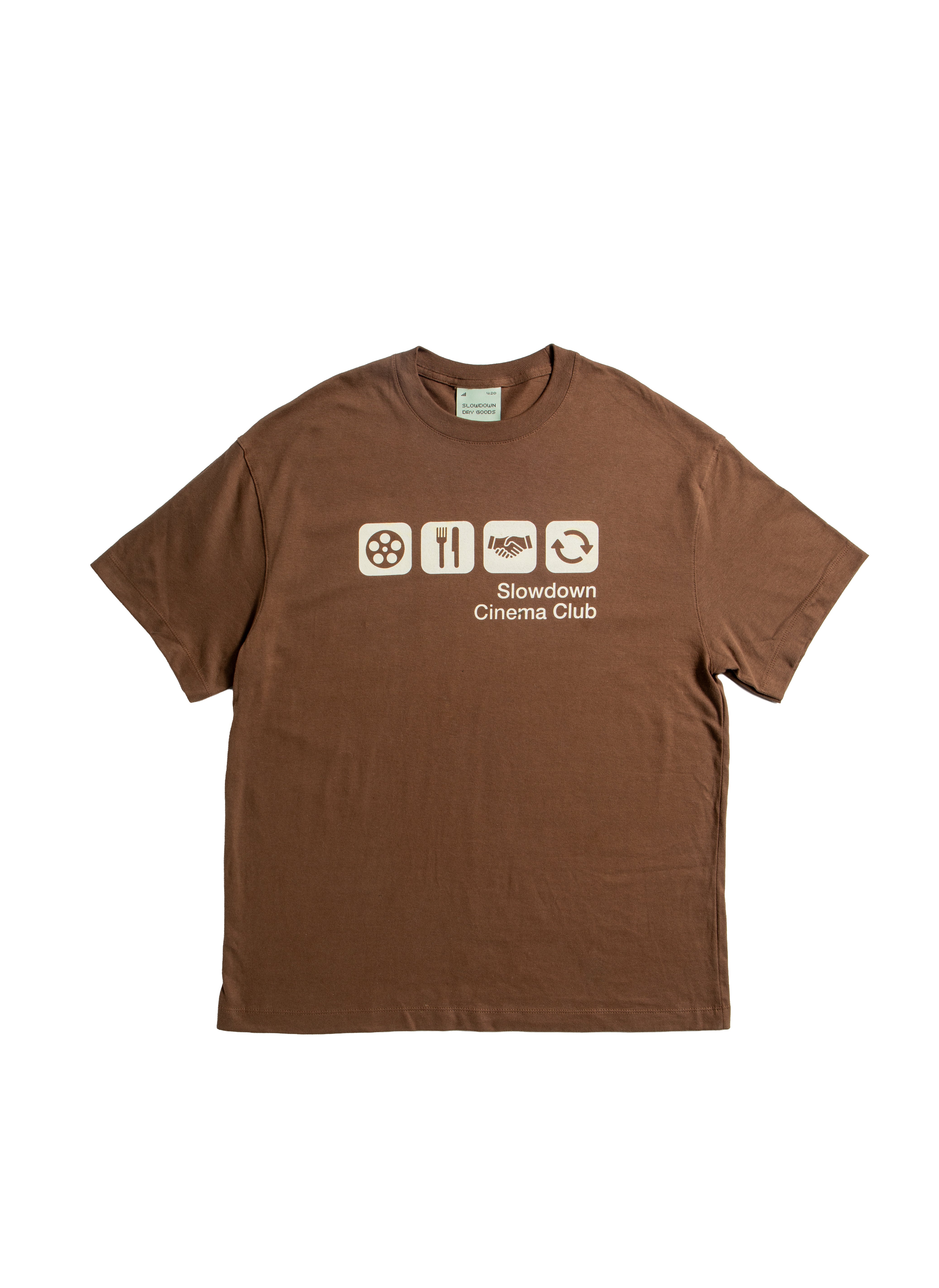 Slowdown Cinema Club Brown Tee