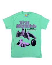 Visit Memphis Shirt on Mint Green