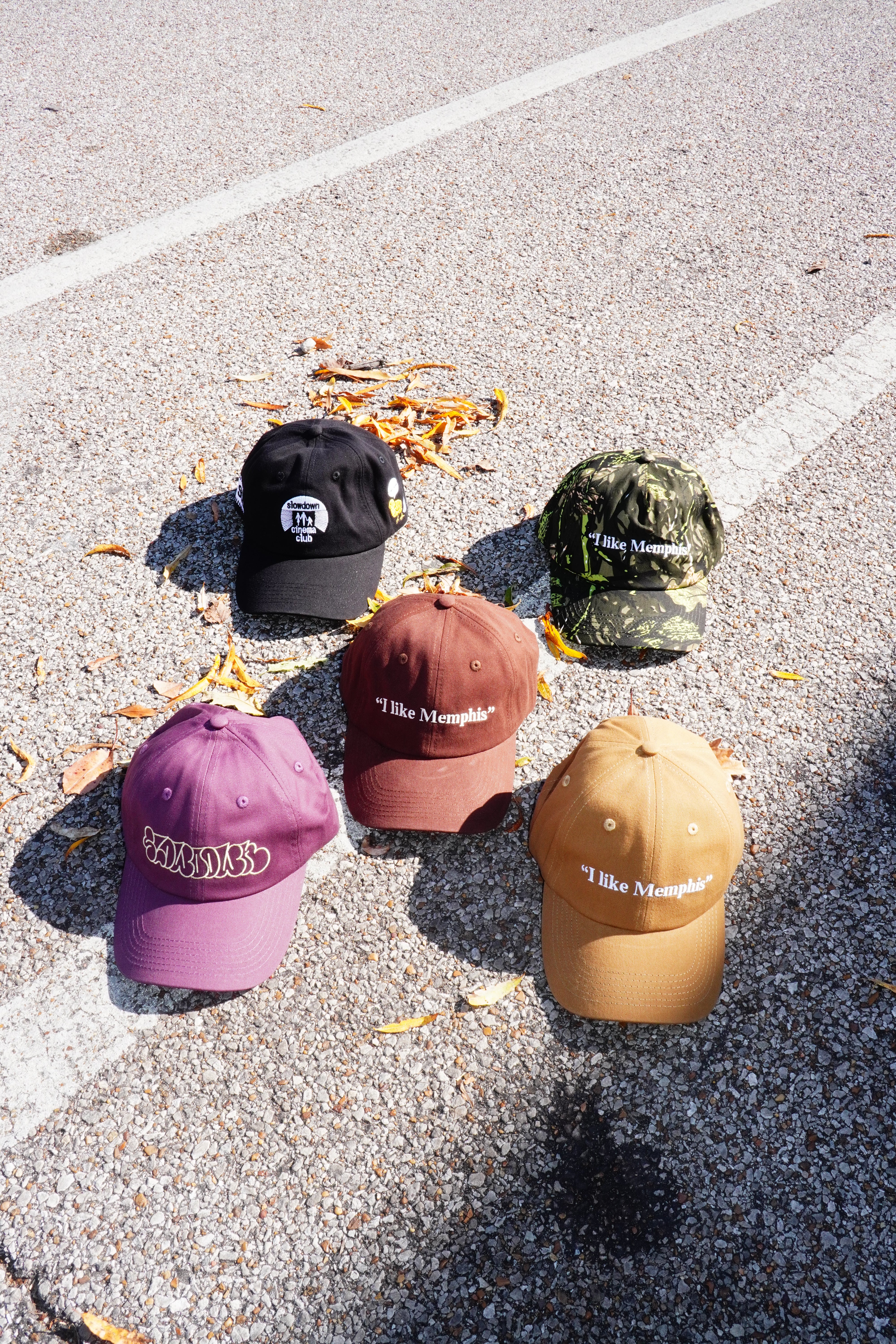 “I like Memphis” Canvas Brown Hat