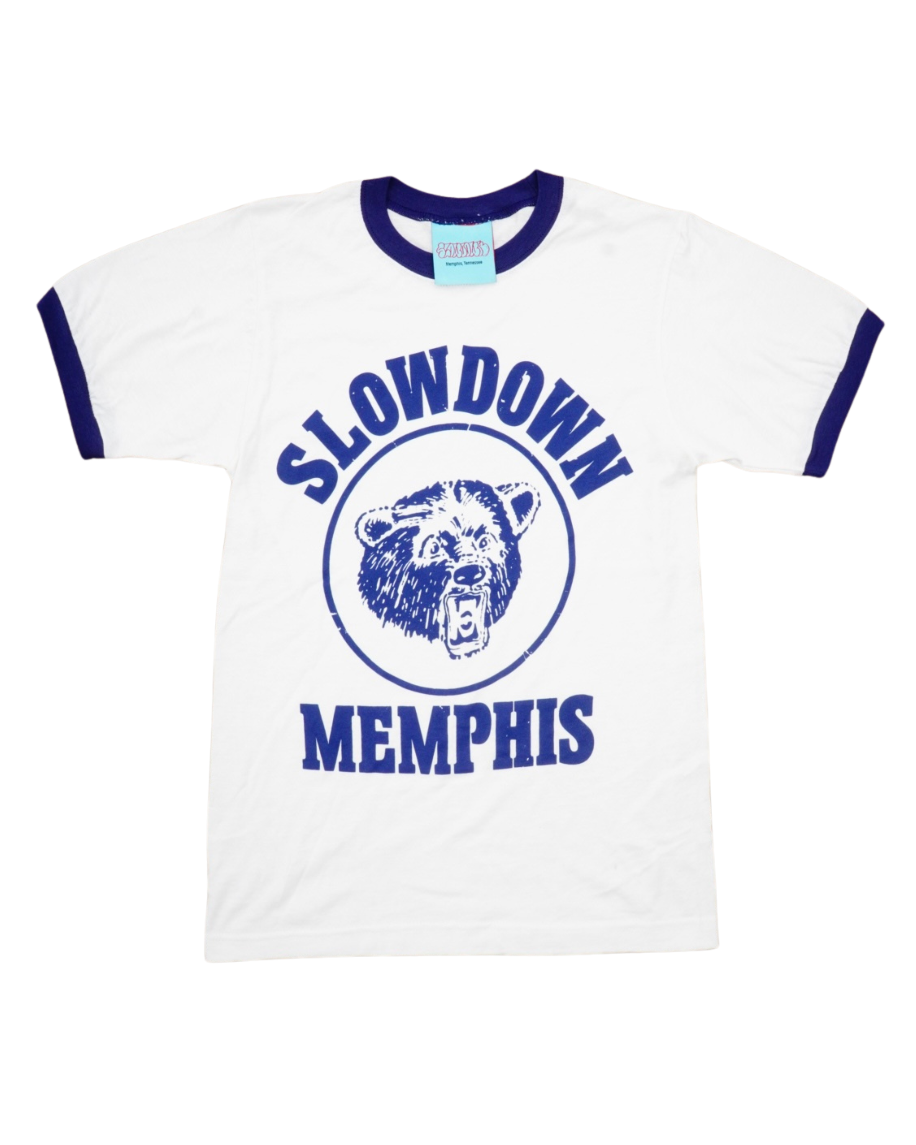Slowdown Memphis Grizz Ringer Tee