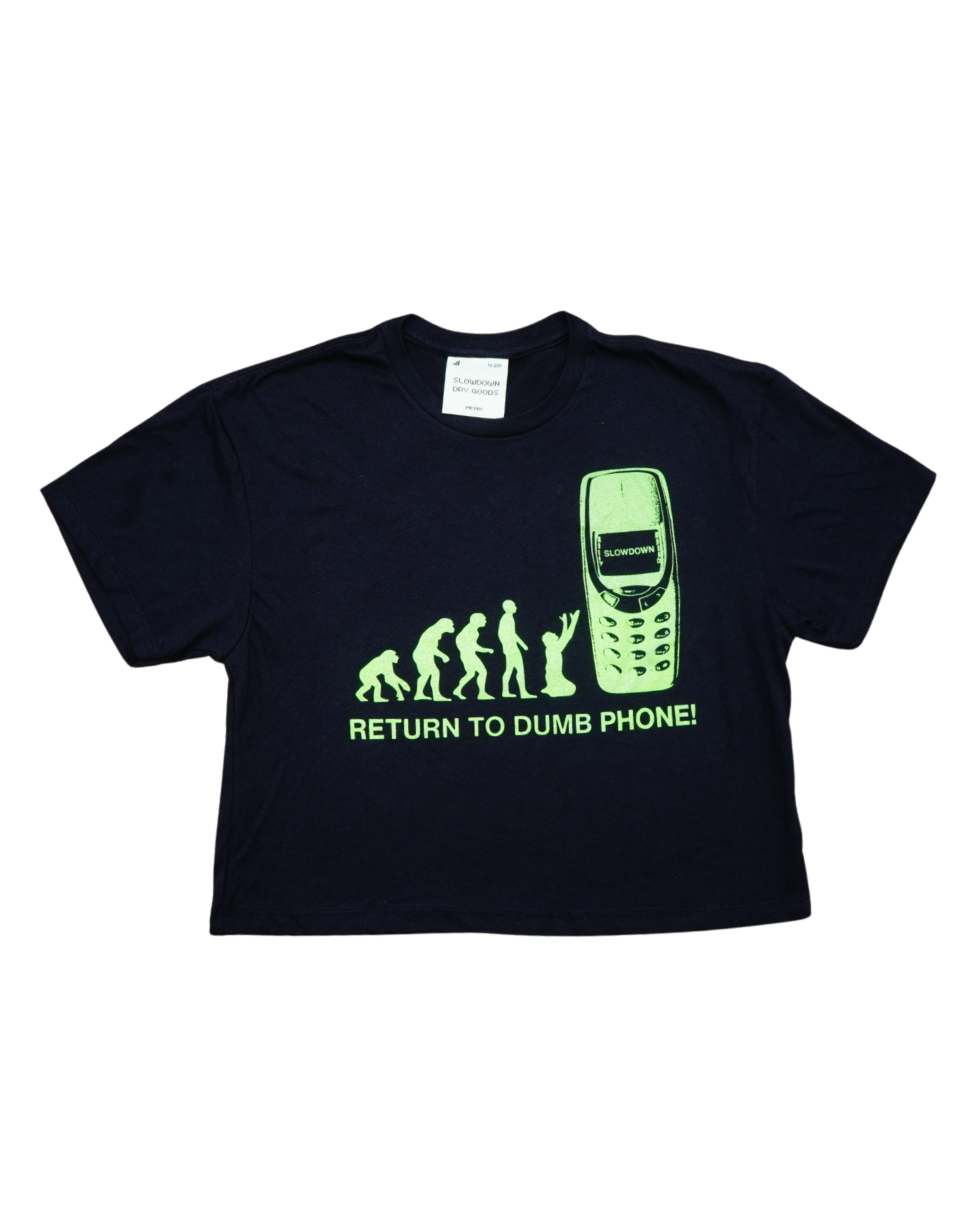 Return to Dumb Phone Crop Top