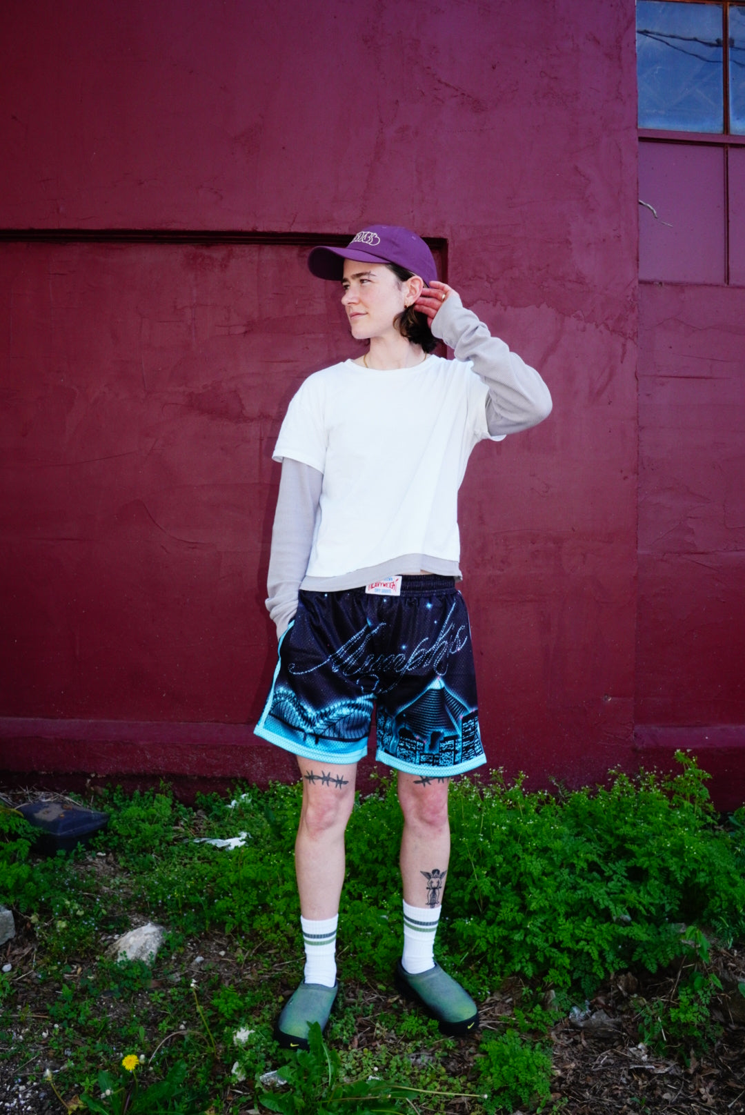 Slowdown Airbrushed Constellation Shorts