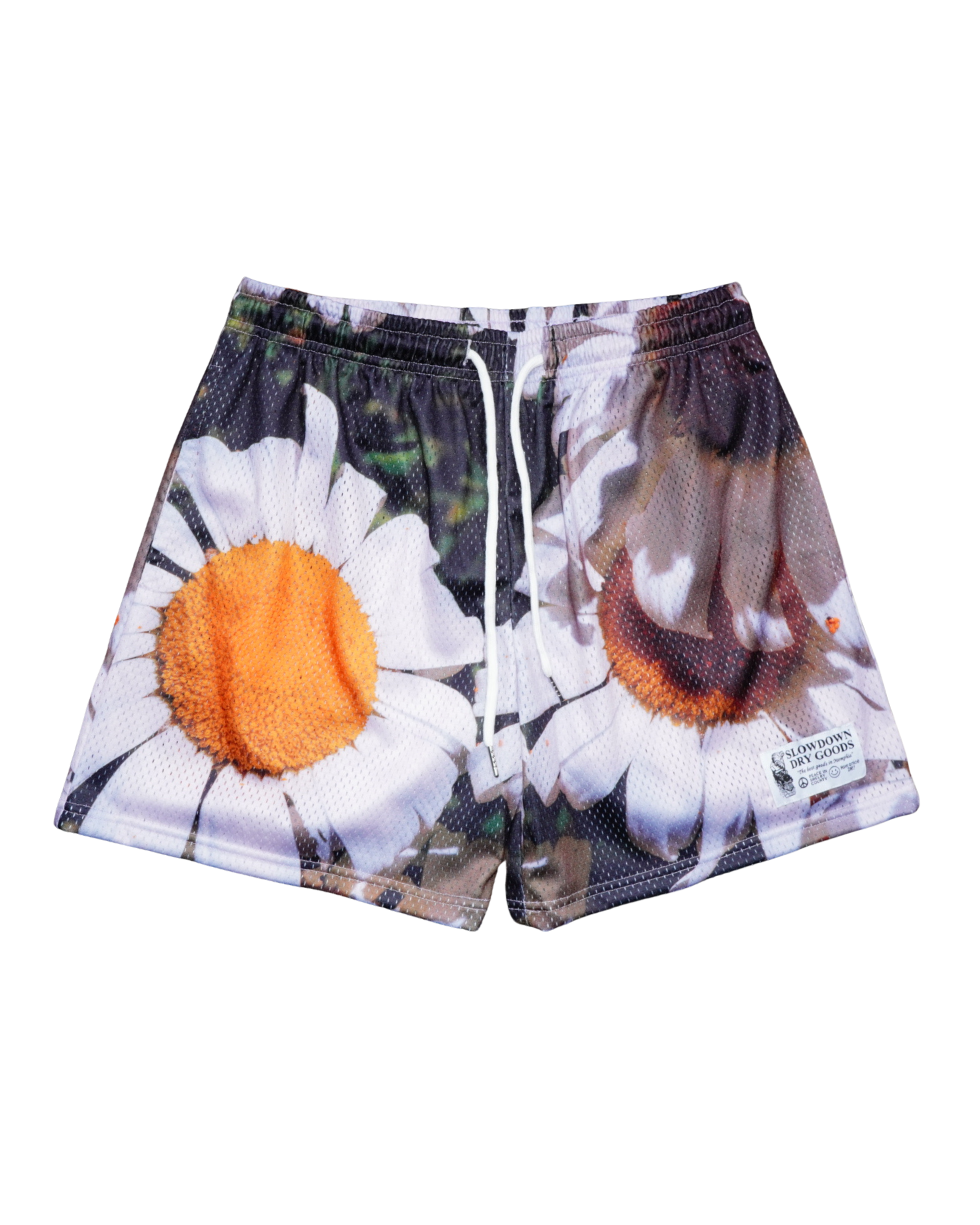 Slowdown x Houston Cofield Flower Shorts