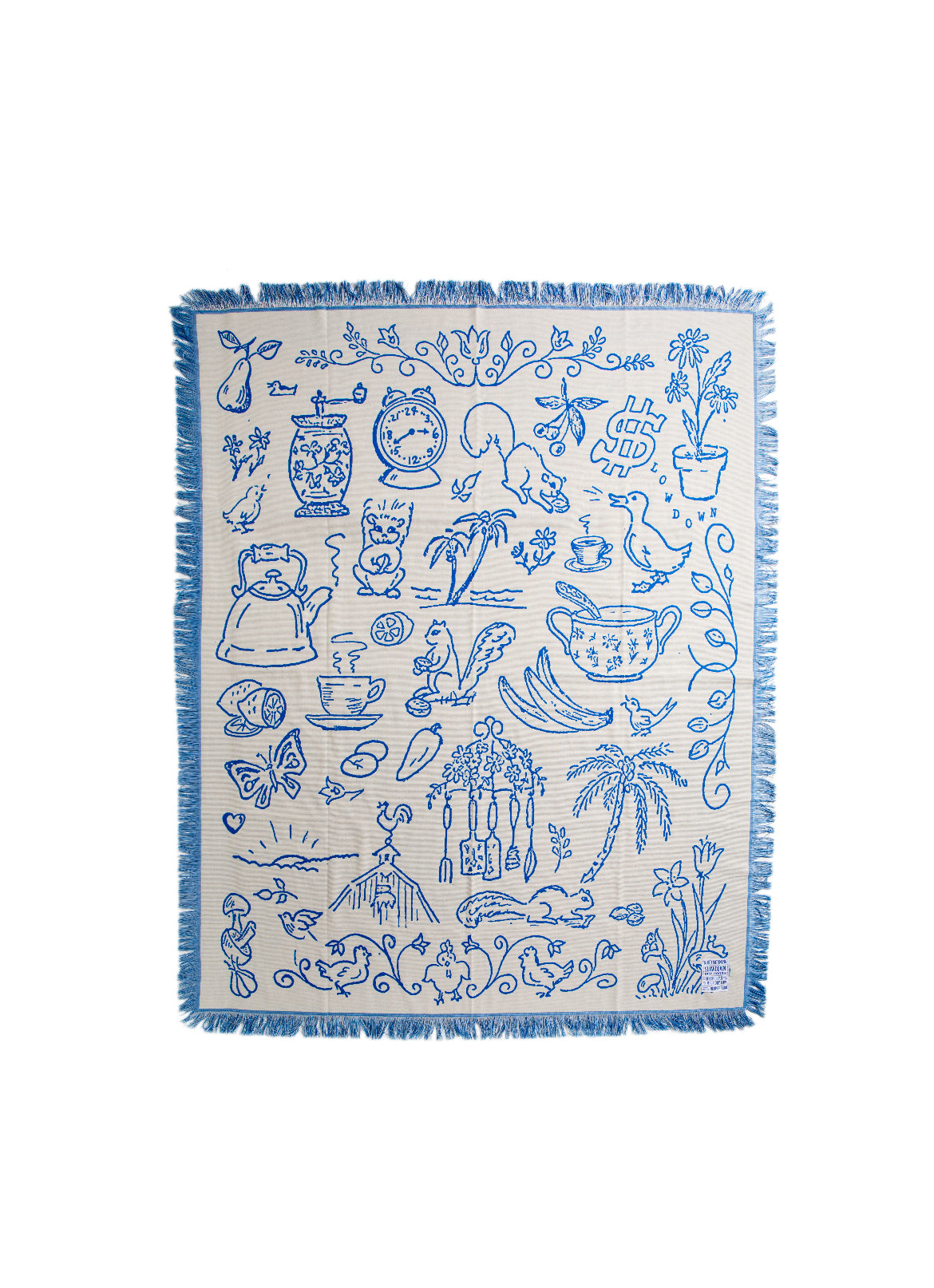 “Good Morning” Woven Blanket