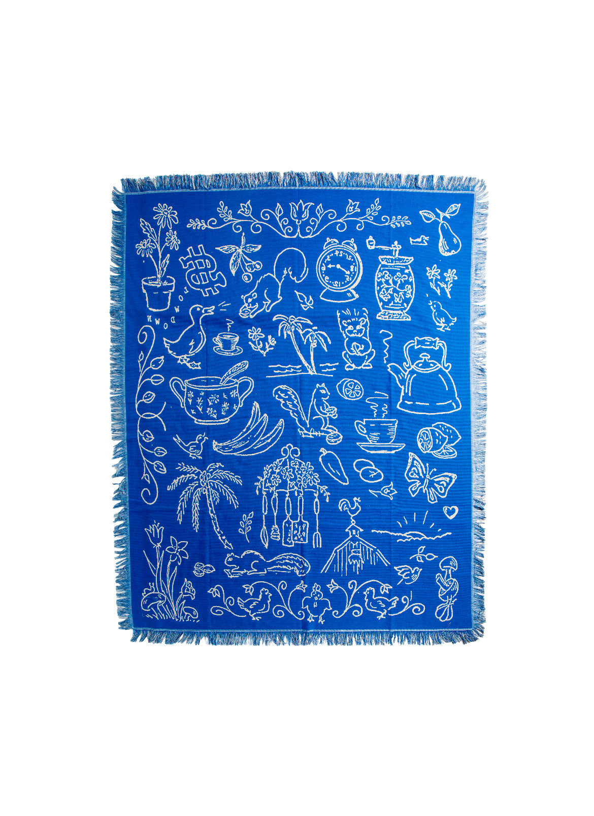 “Good Morning” Woven Blanket