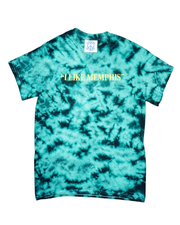 “I like Memphis” Green Moss Dyed Shirt