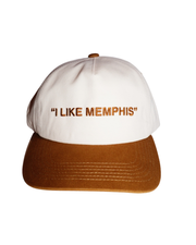 “I like Memphis” Espresso 2-Tone Hat (Helvetica)