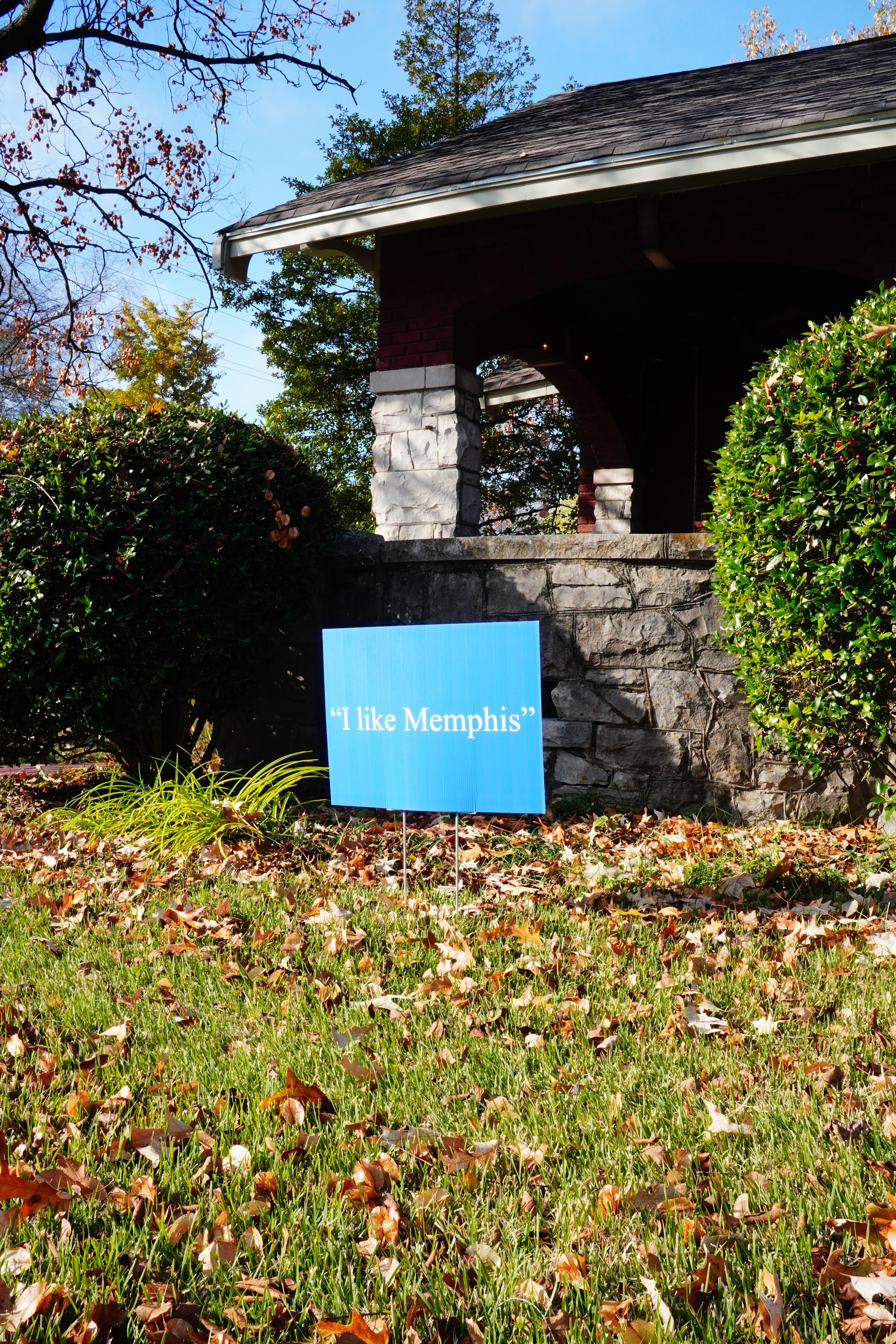 “I like Memphis” Yard Sign