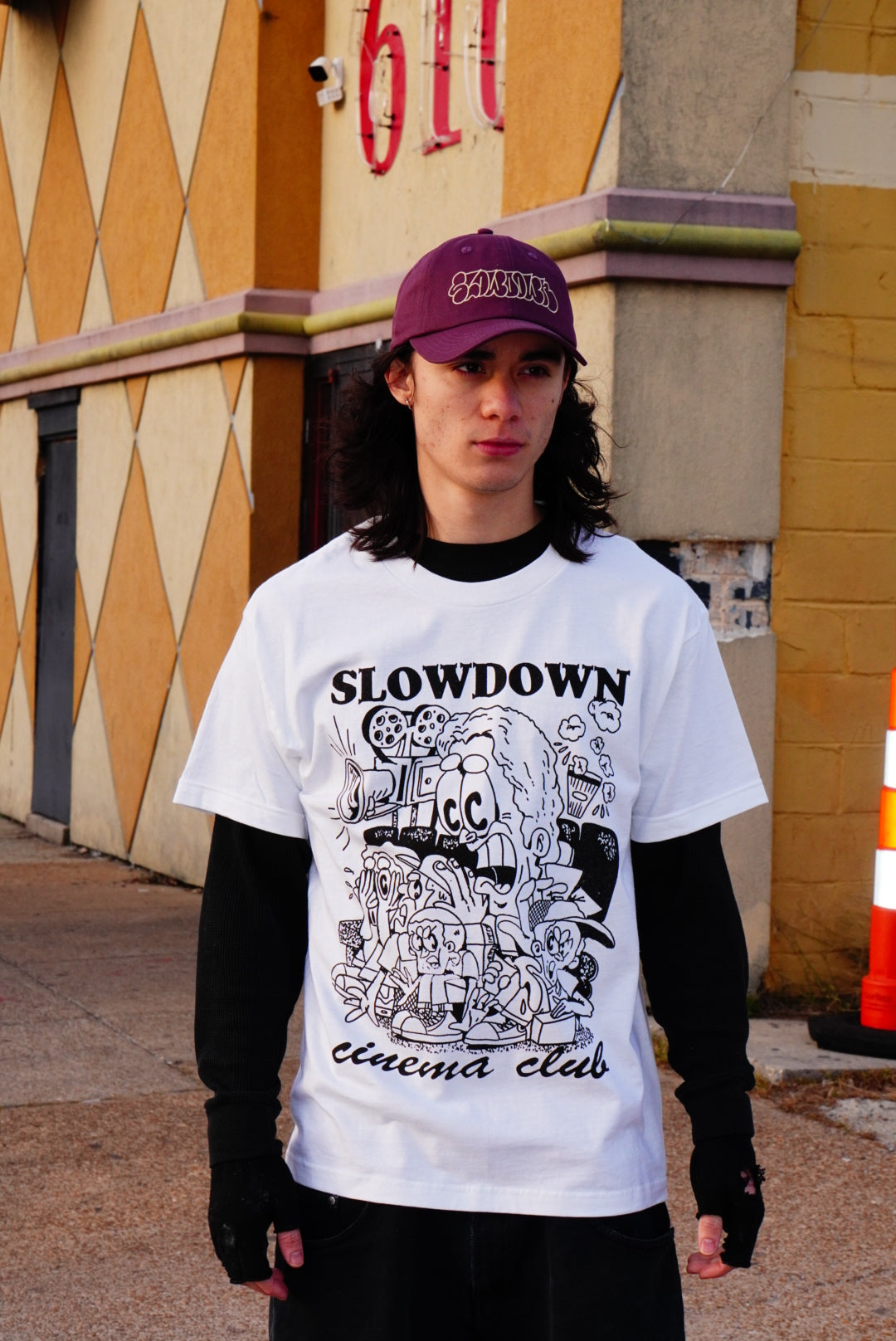 Slowdown Cinema Club Shirt - White
