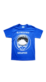 Royal Blue Skully Shop Tee