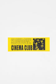 Slowdown Cinema Club Bumper Sticker 2x6