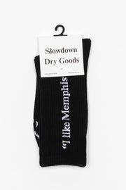 “I like Memphis” Socks Black