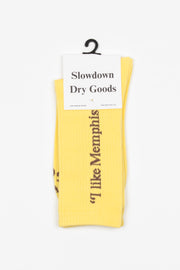 “I like Memphis” Socks Yellow