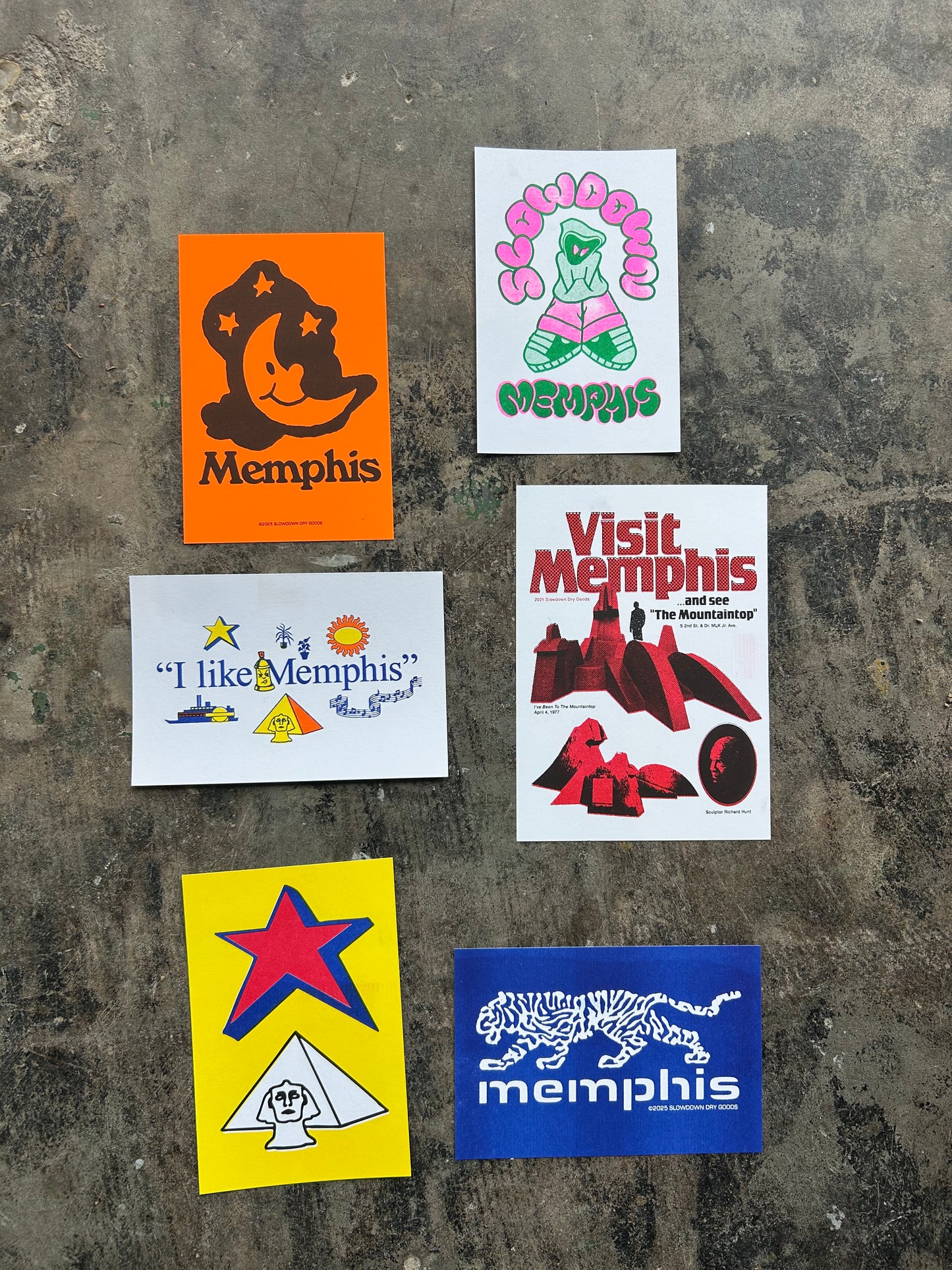 Slowdown Postcards