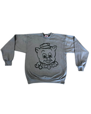 Silly Pig Sweatshirt- Grey