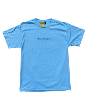 "I like Memphis" Shirt in Light Blue