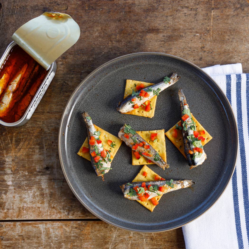 Tinned Fish - Spicy Spanish White Anchovies