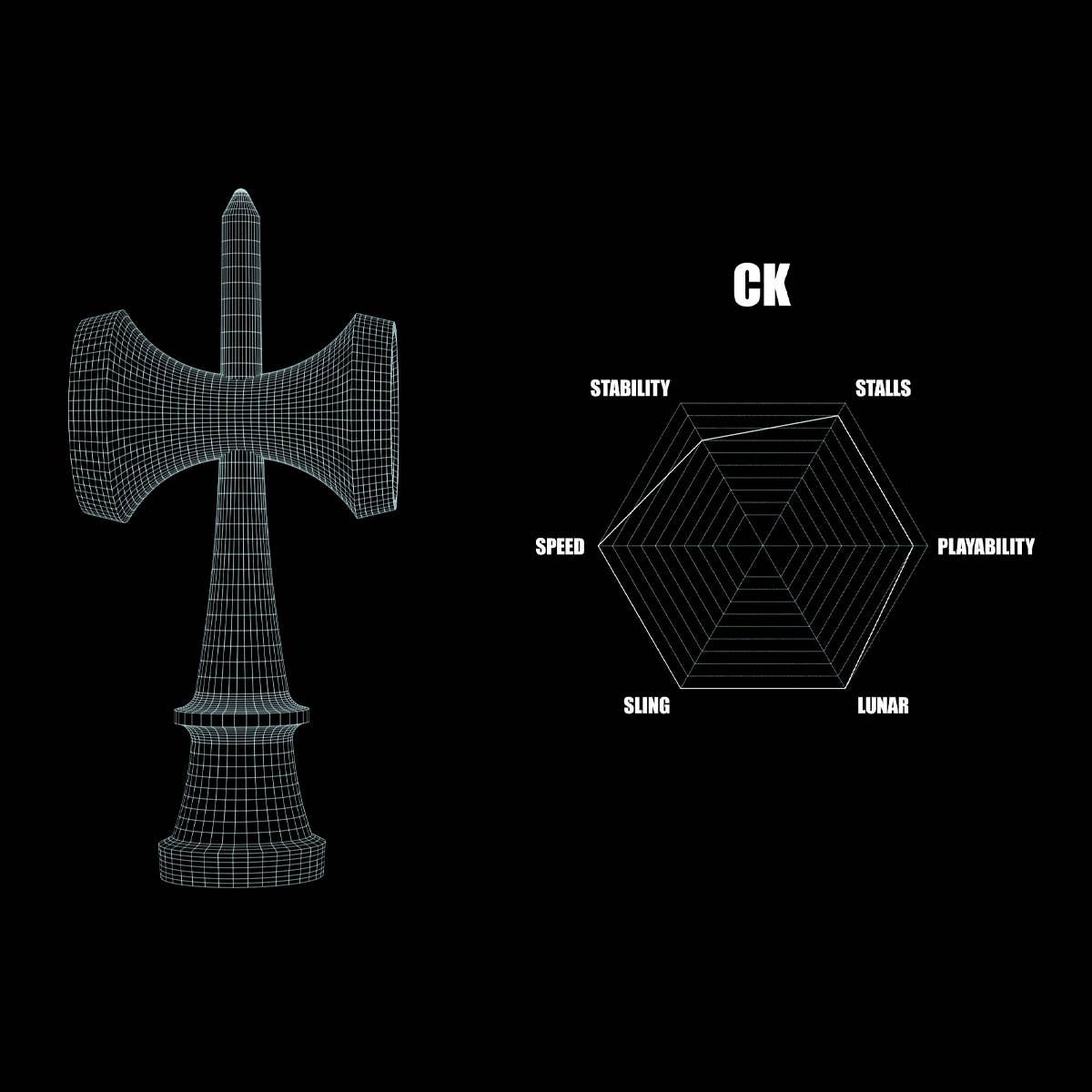 KROM · POP LOL YELLOW · KENDAMA