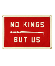 No Kings But Us Camp Flag • United By Blue x True Hand Society x Oxford Pennant Original